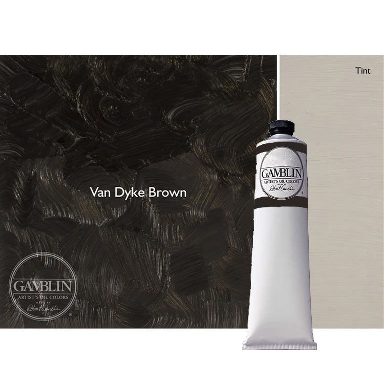Gamblin Artist Oil Color 150ml Van Dyke Brown