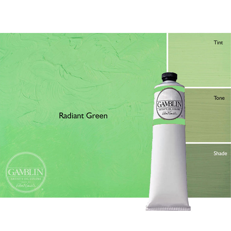 Gamblin Artist Oil Color 150ml Radiant Green