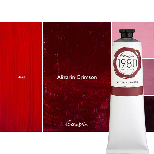 Gamblin 1980 Oil Color 150ml Alizarin Crimson