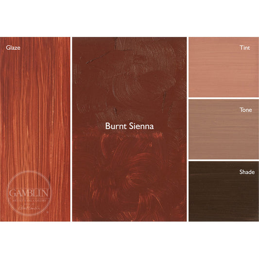 Gamblin 1980 Oil Color 150ml Burnt Sienna