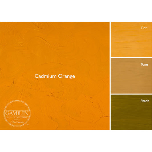 Gamblin 1980 Oil Color 150ml Cadmium Orange ⚠️
