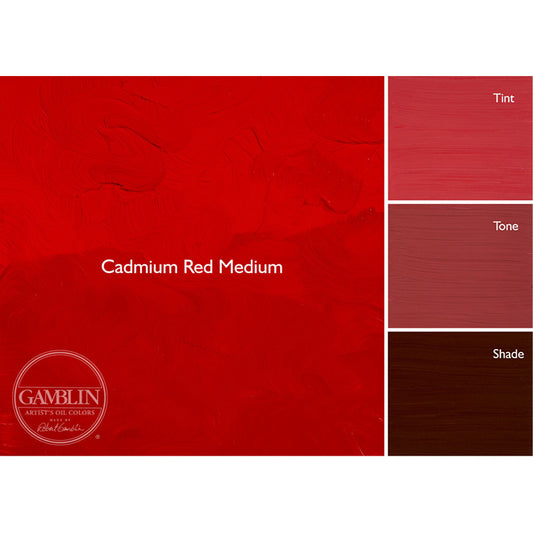 Gamblin 1980 Oil Color 150ml Cadmium Red Medium ⚠️