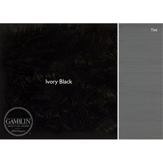 Gamblin 1980 Oil Color 150ml Ivory Black