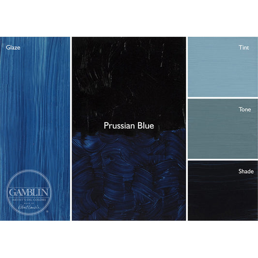 Gamblin 1980 Oil Color 150ml Prussian Blue