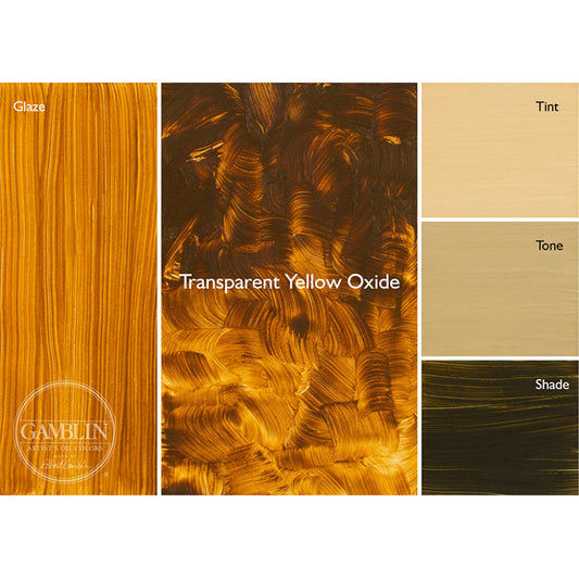 Gamblin 1980 Oil Color 150ml Transparent Yellow Oxide