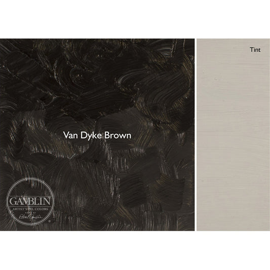 Gamblin 1980 Oil Color 150ml Van Dyke Brown