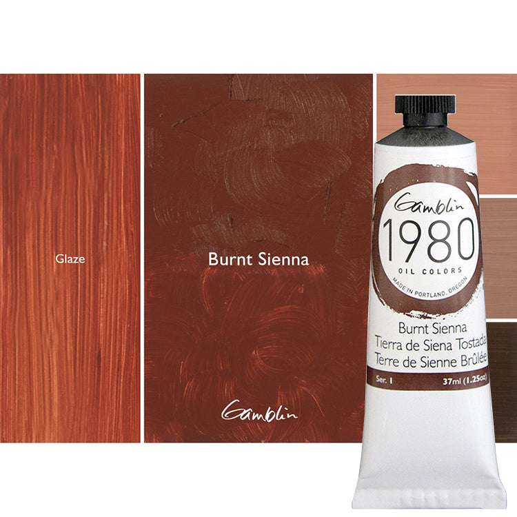 Gamblin 1980 Oil 37Ml Burnt Sienna
