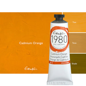 Gamblin 1980 Oil 37ml Cadmium Orange ⚠️
