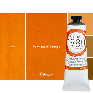 Gamblin 1980 Oil 37Ml Permanent Orange