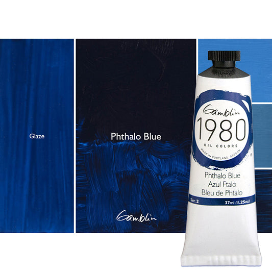 Gamblin 1980 Oil 37Ml Phthalo Blue