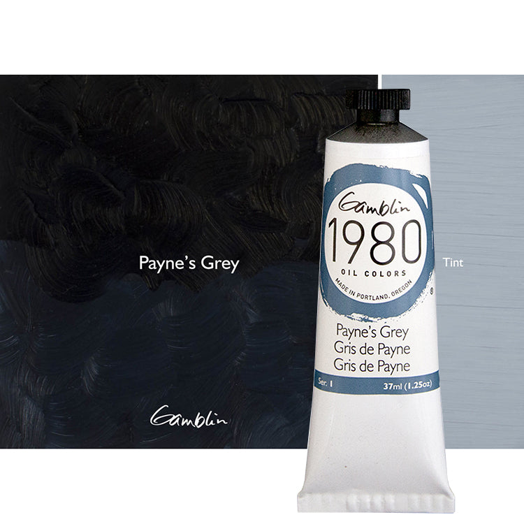 Gamblin 1980 Oil 37Ml Paynes Gray