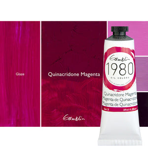 Gamblin 1980 Oil 37Ml Quinacridone Magenta
