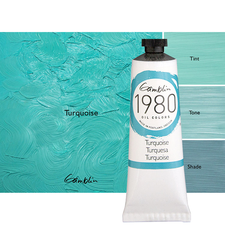 Gamblin 1980 Oil 37Ml Turquoise