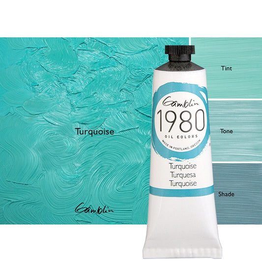 Gamblin 1980 Oil 37Ml Turquoise