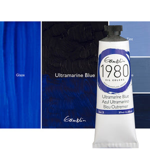 Gamblin 1980 Oil 37Ml Ultramarine Blue