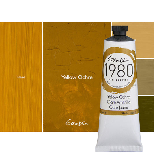 Gamblin 1980 Oil 37Ml Yellow Ochre