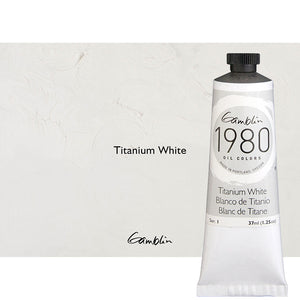 Gamblin 1980 Oil 37Ml Titanium White