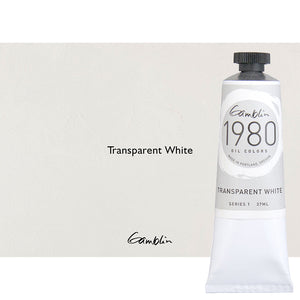 Gamblin 1980 Oil 37Ml Transparent White