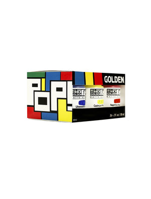 Golden SoFlat Matte Acrylic 2oz Pop Set of 6