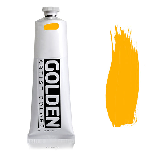 Golden Heavy Body Acrylic Cadmium Yellow Dark 5oz ⚠️
