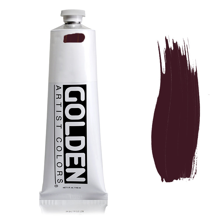 Golden Heavy Body Acrylic Permanent Maroon 5oz