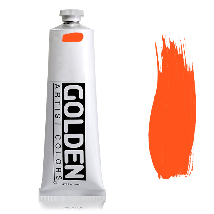 Golden Heavy Body Acrylic Pyrrole Orange 5oz