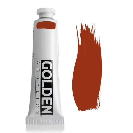 Golden Heavy Body Acrylic Red Oxide 2oz