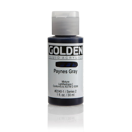 Golden Fluid Acrylic Paynes Gray 1oz ⚠️