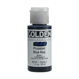 Golden Fluid Acrylic Prussian Blue Hue 1oz