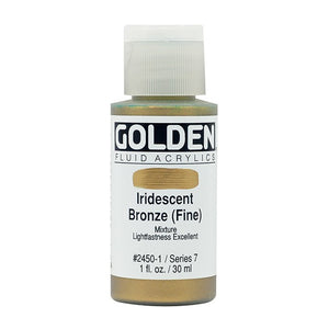 Golden Fluid Acrylic Iridescent Bronze Fine1oz