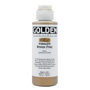 Golden Fluid Acrylic Iridescent Bronze Fine 4oz