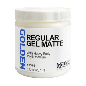 Golden Acrylic Regular Gel Matte 8oz ⚠️