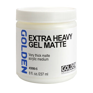 Golden Acrylic Extra Heavy Gel Matte 8oz ⚠️