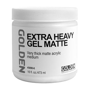 Golden Acrylic Extra Heavy Gel Matte 16oz ⚠️
