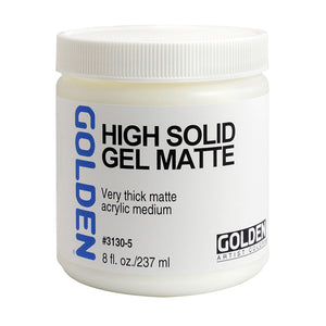 Golden Acrylic High Solid Gel Matte 8oz ⚠️