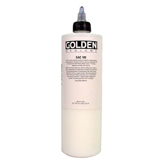 Golden GAC 100 Acrylic Polymer Medium 8oz