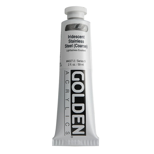 Golden Heavy Body Acrylic Iridescent Stainless Coarse 2oz ⚠️