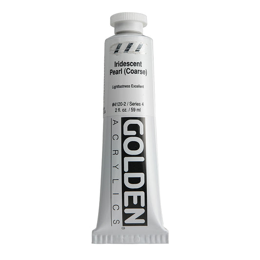 Golden Heavy Body Acrylic Iridescent Pearl Coarse 2oz
