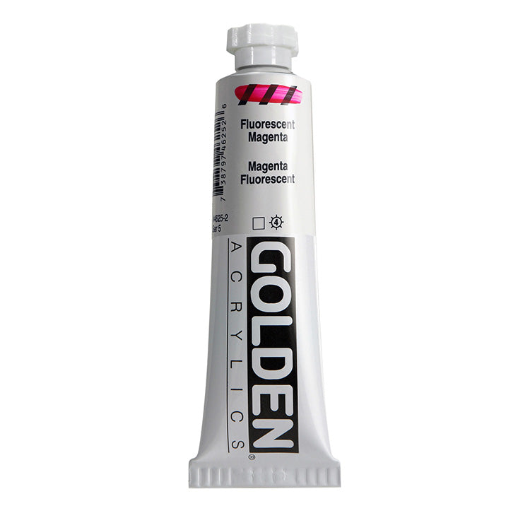 Golden Heavy Body Acrylic Fluorescent Magenta 2oz ⚠️
