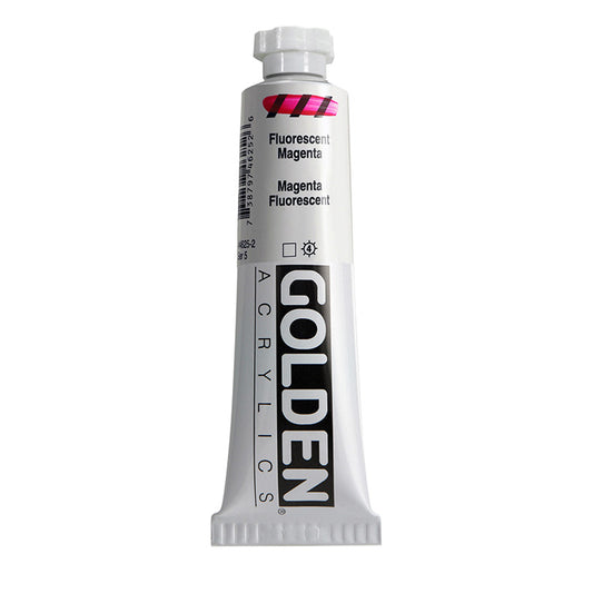 Golden Heavy Body Acrylic Fluorescent Magenta 2oz ⚠️