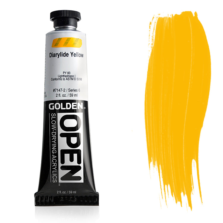 Golden Open Acrylic Diarylide Yellow 2oz