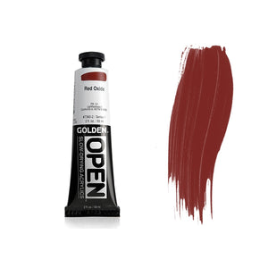 Golden Open Acrylic Red Oxide 2oz