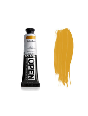 Golden Open Acrylic Yellow Oxide 2oz