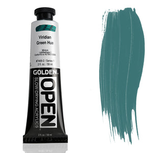 Golden Open Acrylic Viridian Green Hue 2oz ⚠️