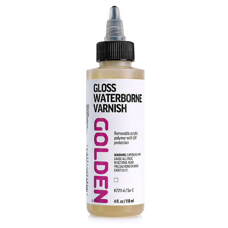 Golden Waterborne Acrylic Varnish UVLS Gloss 4oz