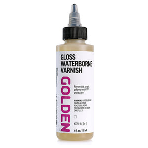 Golden Waterborne Acrylic Varnish UVLS Gloss 4oz