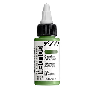 Golden High Flow Acrylic Chromium Oxide Green 1oz