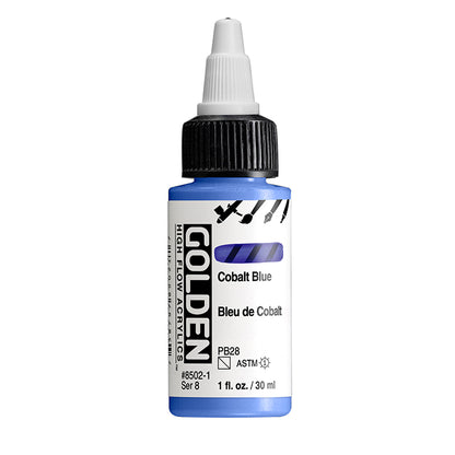 Golden High Flow Acrylic Cobalt Blue 1oz