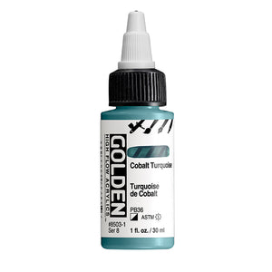 Golden High Flow Acrylic Cobalt Turquoise 1oz