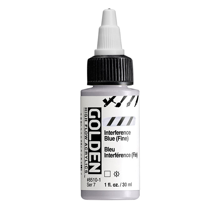 Golden High Flow Acrylic Interference Blue Fine 1oz